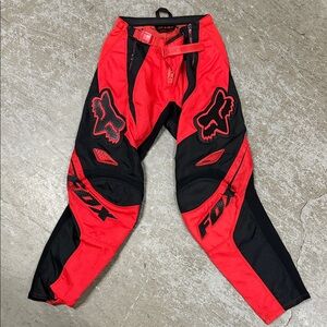 Fox Red and Black Kids Pants